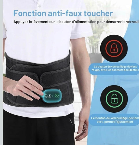 Ceinture Lombaire Chauffante & Massante
